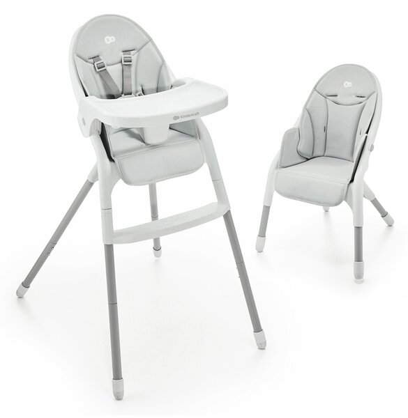 Kinderkraft Hranilica Dinnly 2u1, siva