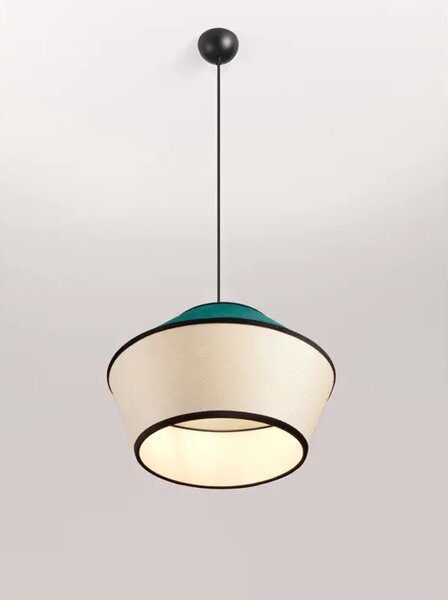 VELISS Visilica Grlo E27 1x12 W IP20 FI: 45 V: 206 cm Bež/Zelena NL9061134