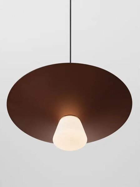 Tanka cilindrična LED visilica Nova Luce Baris (Triac dimabilna), 9W, smeđa NL9009318