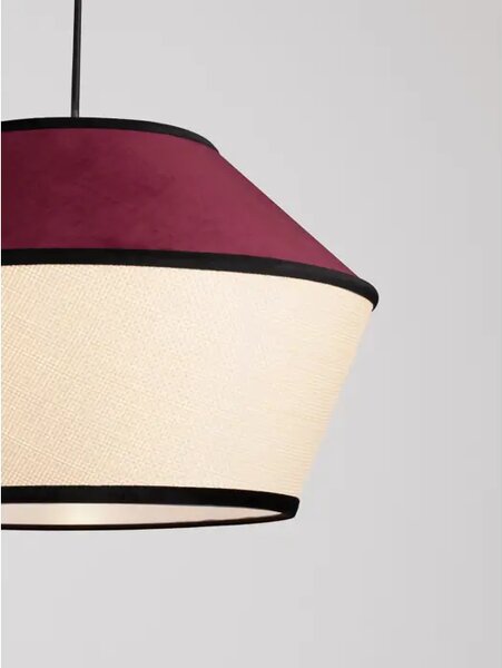 VELISS Visilica Grlo E27 1x12 W IP20 FI: 45 V: 206 cm Bež/Crvena NL9061133