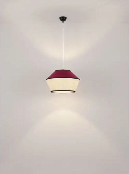 VELISS Visilica Grlo E27 1x12 W IP20 FI: 45 V: 206 cm Bež/Crvena NL9061133