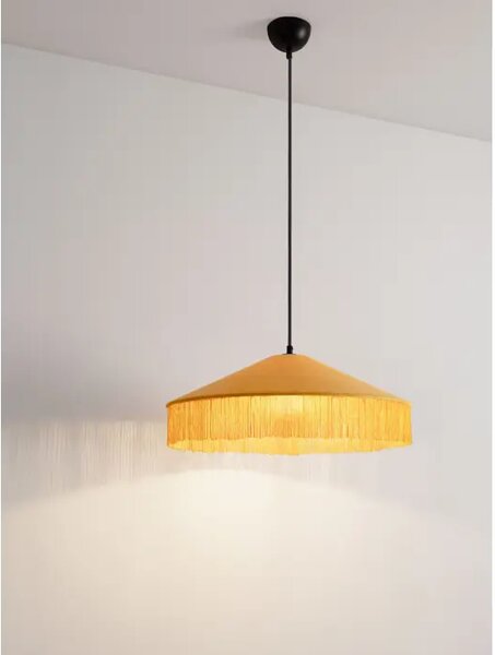 VELVY Visilica Grlo E27 1x12 W IP20 FI: 52 V: 200 cm Žuta NL9061127