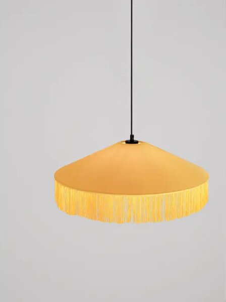 VELVY Visilica Grlo E27 1x12 W IP20 FI: 52 V: 200 cm Žuta NL9061127