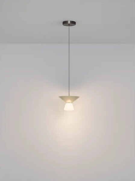 Tanka cilindrična LED visilica Nova Luce Baris (Triac dimabilna), 8W, siva NL9009314