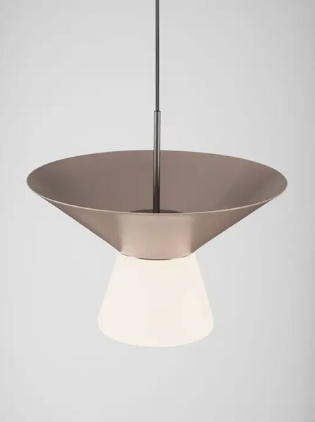 Tanka cilindrična LED visilica Nova Luce Baris (Triac dimabilna), 8W, mocha NL9009313