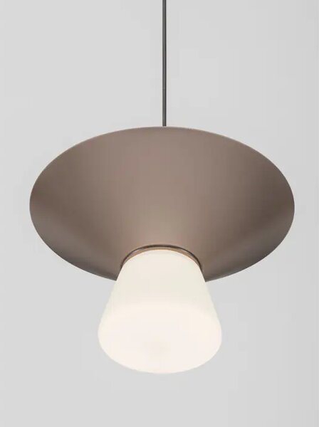 Tanka cilindrična LED visilica Nova Luce Baris (Triac dimabilna), 8W, mocha NL9009313