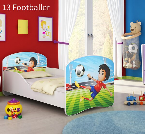 Dječji krevet ACMA s motivom 140x70 cm 13 Footballer