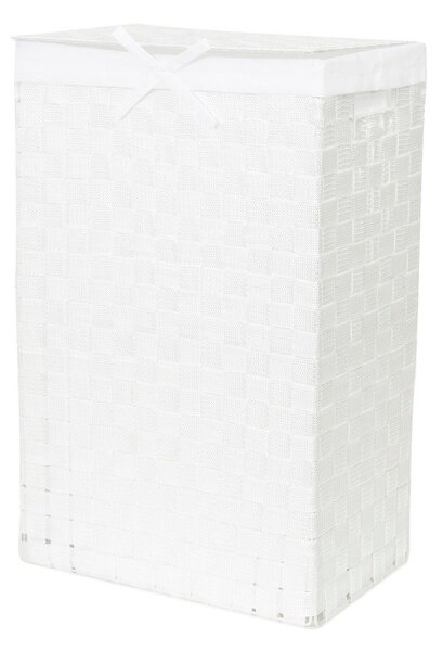 Bijela košara za rublje Compactor Laundry Basket Linen, visina 60 cm