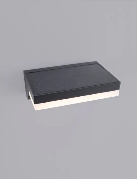 DYN VANJSKA ZIDNA SVJETILJKA LED 1,5W/3000K/152lm/IP65/ANTRACIT SENZOR SOLAR NL9190101
