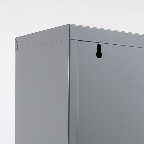 Sivi metalni preklopni ormarić za cipele 50x169x15 cm Ode – Kave Home