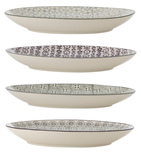 Set od 4 keramička tanjura Bloomingville Karine, ø 25 cm