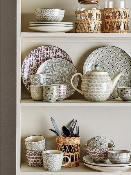 Set od 4 keramička tanjura Bloomingville Karine, ø 25 cm