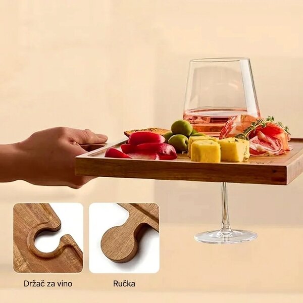 Puzzletray™ Set Drvenih Poslužavnika U Obliku Puzzli