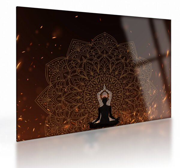 Staklena slika - Meditacija (70x50 cm)