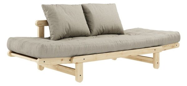 Podesivi kauč Karup Design Beat Natural Clear/Lan Bež