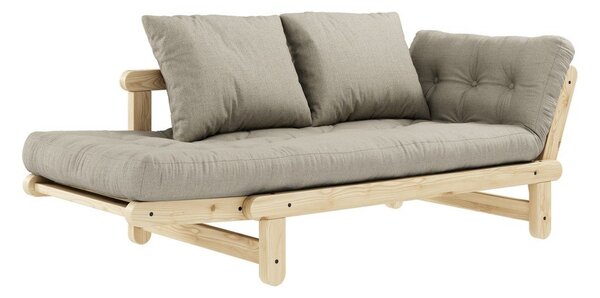 Podesivi kauč Karup Design Beat Natural Clear/Lan Bež