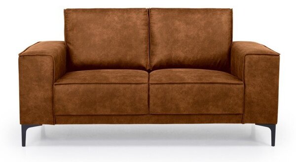 Konjak smeđa sofa od imitacije kože 164 cm Copenhagen – Scandic