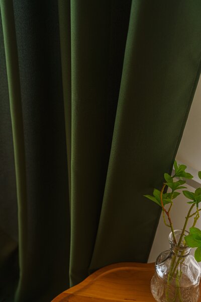 Zavjesa OXFORD LIGHT 140x250 cm, tamno zelena Sistem za vješanje: Traka za nabiranje