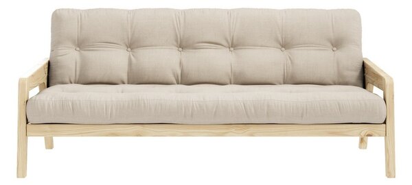 Kauč na razvlačenje 204cm Karup Design Grab Natural Clear / Beige