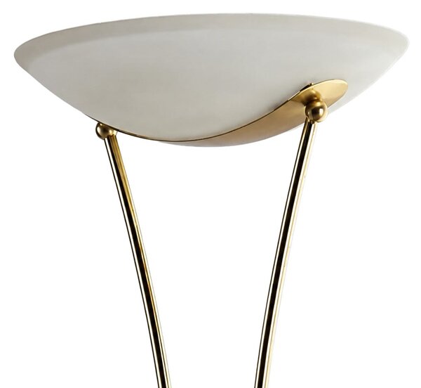 Podne Lampa Lindby, Felicia, Zlato / mjed, Dnevna soba, Metal, Moderan