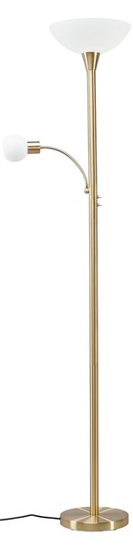 Podne Lampa Lindby, Elaina, Zlato / mjed, Dnevna soba, Metal, Moderan