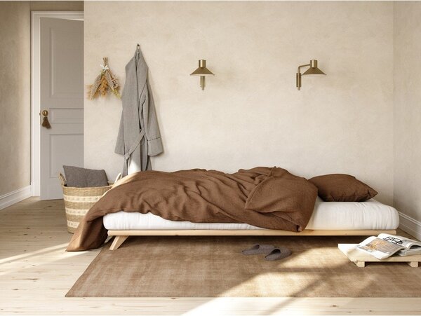Bračni krevet od borovine s podnicom 180x200 cm Senza – Karup Design