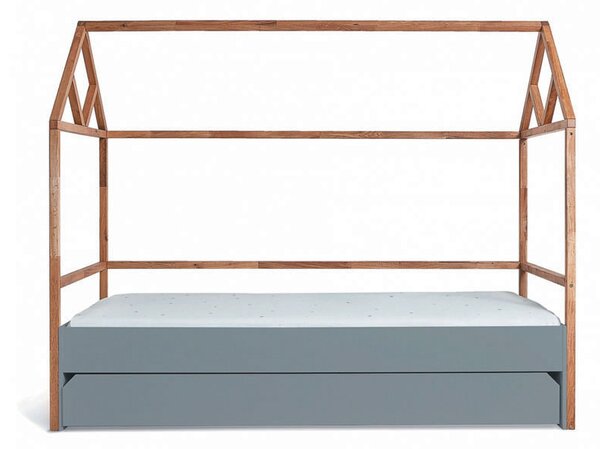 Bellamy Lotta krevet kućica s ladicom 200x90 cm, grey