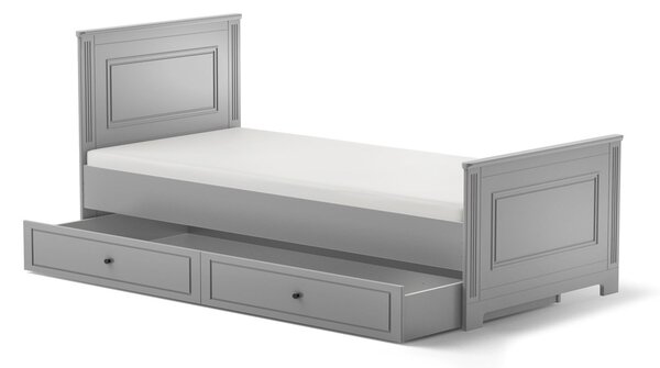 Bellamy Ines Junior krevet 200x90 cm s ladicom/dodatni ležaj, grey