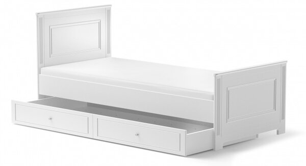 Bellamy Ines Junior krevet 200x90 cm s ladicom/dodatni ležaj, ivory