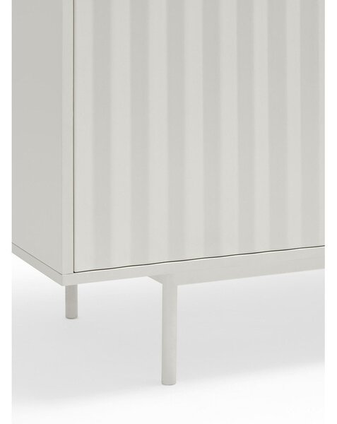 Bijela niska komoda 211x80 cm Sierra – Teulat