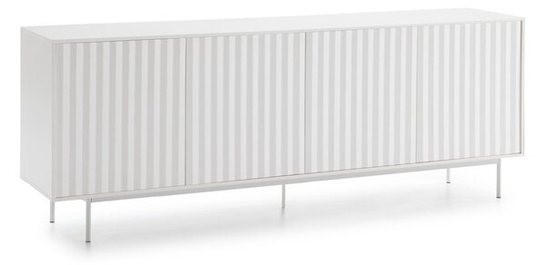 Bijela niska komoda 211x80 cm Sierra – Teulat