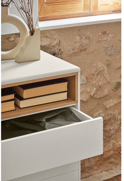 Krem komoda 120x90x40 cm Corvo – Teulat