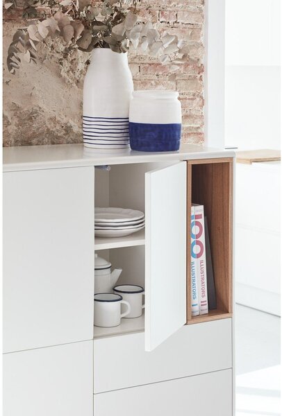Krem komoda 100x120x40 cm Corvo – Teulat