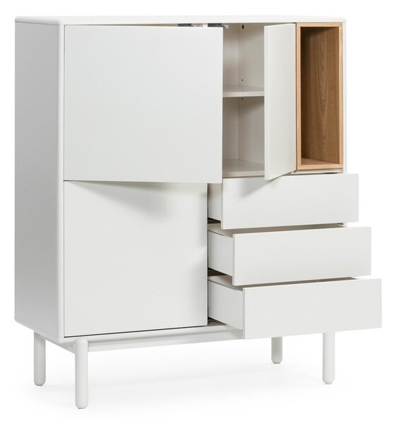 Krem komoda 100x120x40 cm Corvo – Teulat