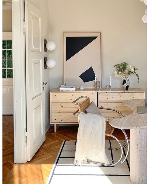 Komoda od prirodnog borovog drveta Karup Design Kommo
