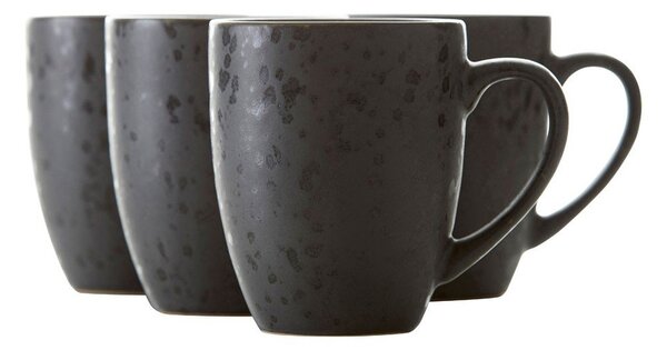 Crne/tamno plave keramičke šalice u setu 4 kom 300 ml Gastro Black/Mix – Bitz