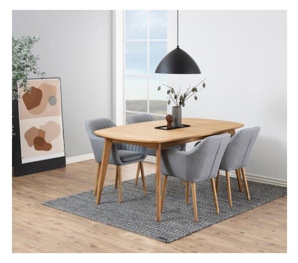 Blagovaonski stol na razvlačenje u dekoru hrasta Actona Marte Dining, 180 x 102 cm