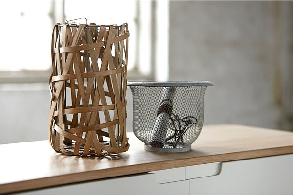 Niska komoda od bijelog hrasta Unique Furniture Amalfi