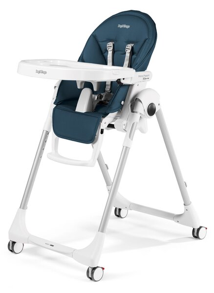 Peg Perego Prima Pappa Follow Me hranilica eko koža, Petrolio