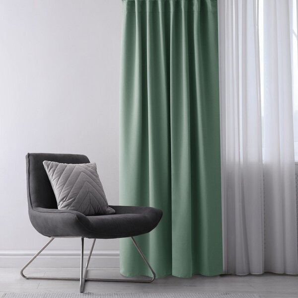 Svijetlo zelena zavjesa za djelomično zamračenje 140x245 cm Kierra – Restilo
