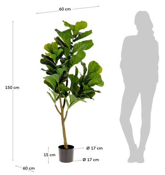 Umjetni fikus (visina 150 cm) Lyrata – Kave Home