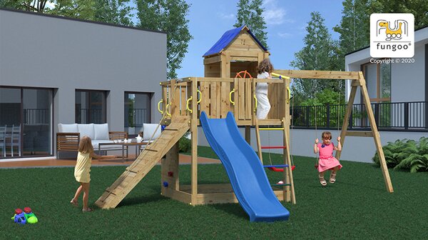 Drveno dječje igralište Treehouse 3