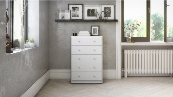 Bijela komoda 72x108x30 cm May – Tvilum