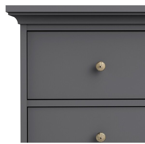 Siva niska komoda 183x87 cm Paris – Tvilum