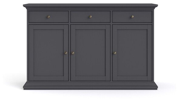 Siva niska komoda 144x92 cm Paris – Tvilum
