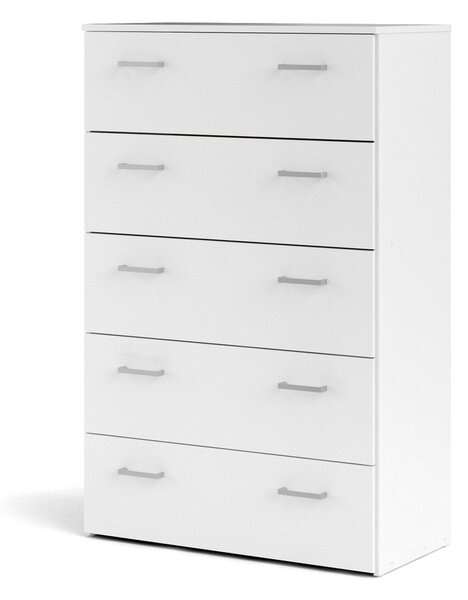 Bijela visoka komoda 74x115 cm Space – Tvilum