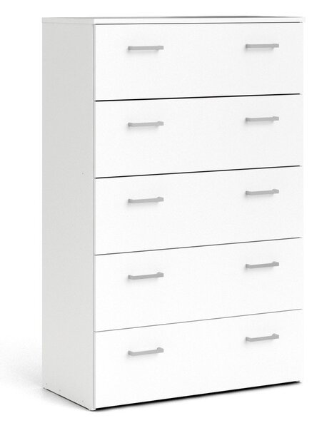 Bijela visoka komoda 74x115 cm Space – Tvilum