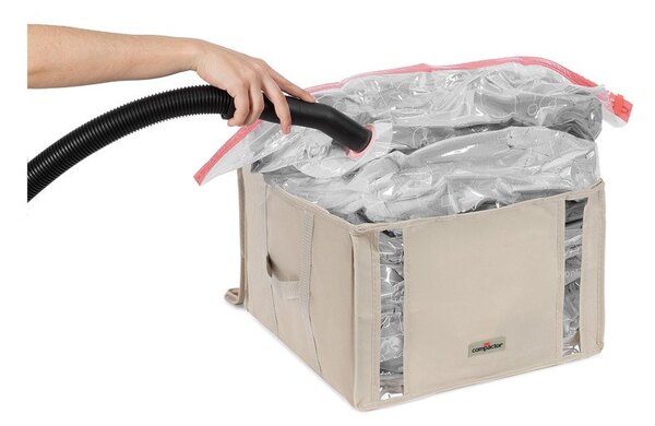 Vakuumska tekstilna kutija za pohranu odjeće 42x40x25 cm Life – Compactor