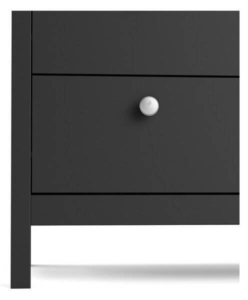 Crna visoka komoda 82x99 cm Madrid – Tvilum