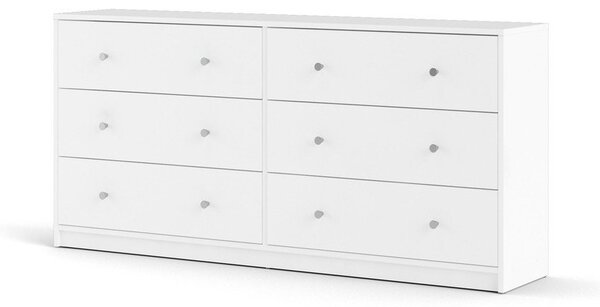 Bijela komoda Tvilum May, 143 x 68 cm